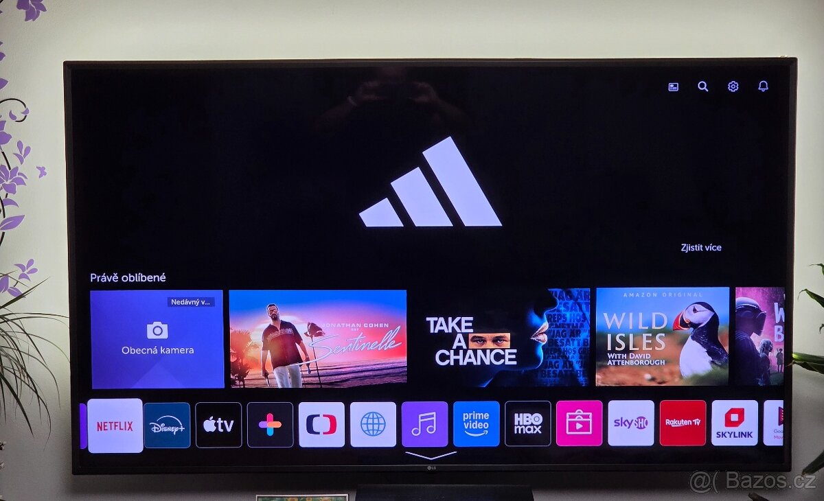 75" 4K LED televize LG , úhlopříčka 190cm, smartTV