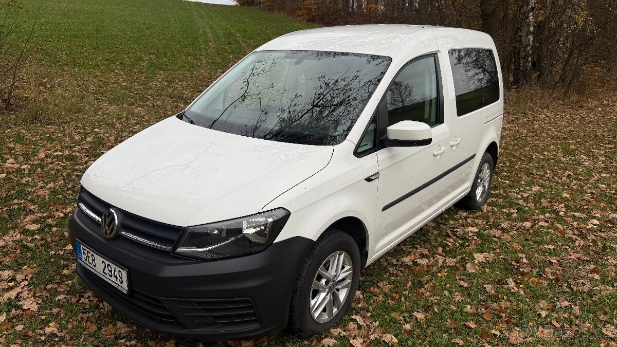 VW CADDY 2.0TDI 75kw -TEMPOMAT-MANUÁL-KLIMA