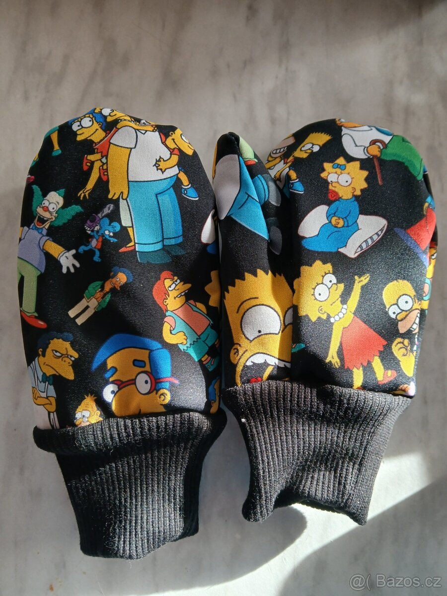 Softshellové dětské rukavice