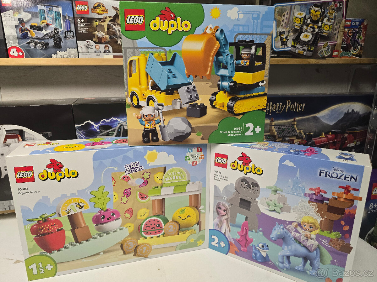 Lego Duplo + duplo silnice + mini dárek