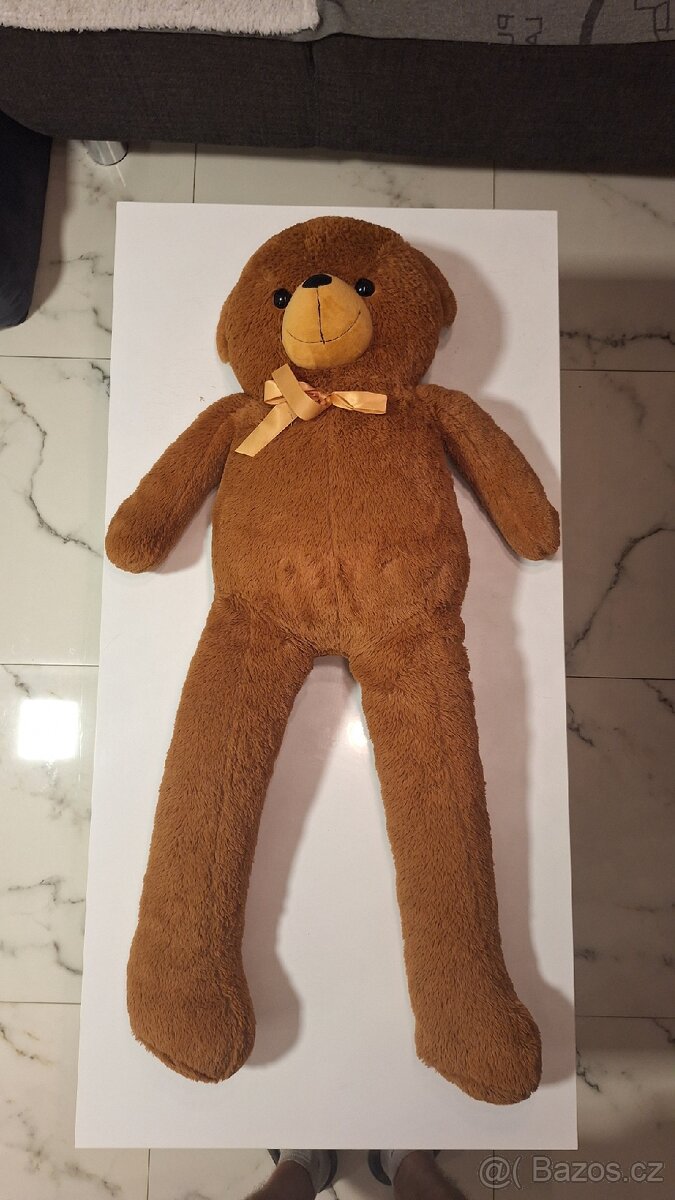 Velký hnědý plyšový medvěd 100 cm Malatec