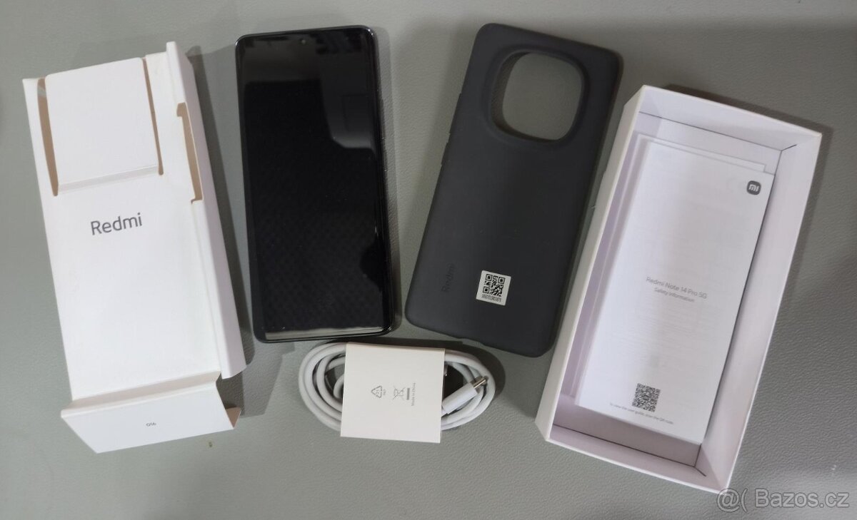 Xiaomi Redmi Note 14 Pro 5G 8GB/256GB Black ZÁRUKA