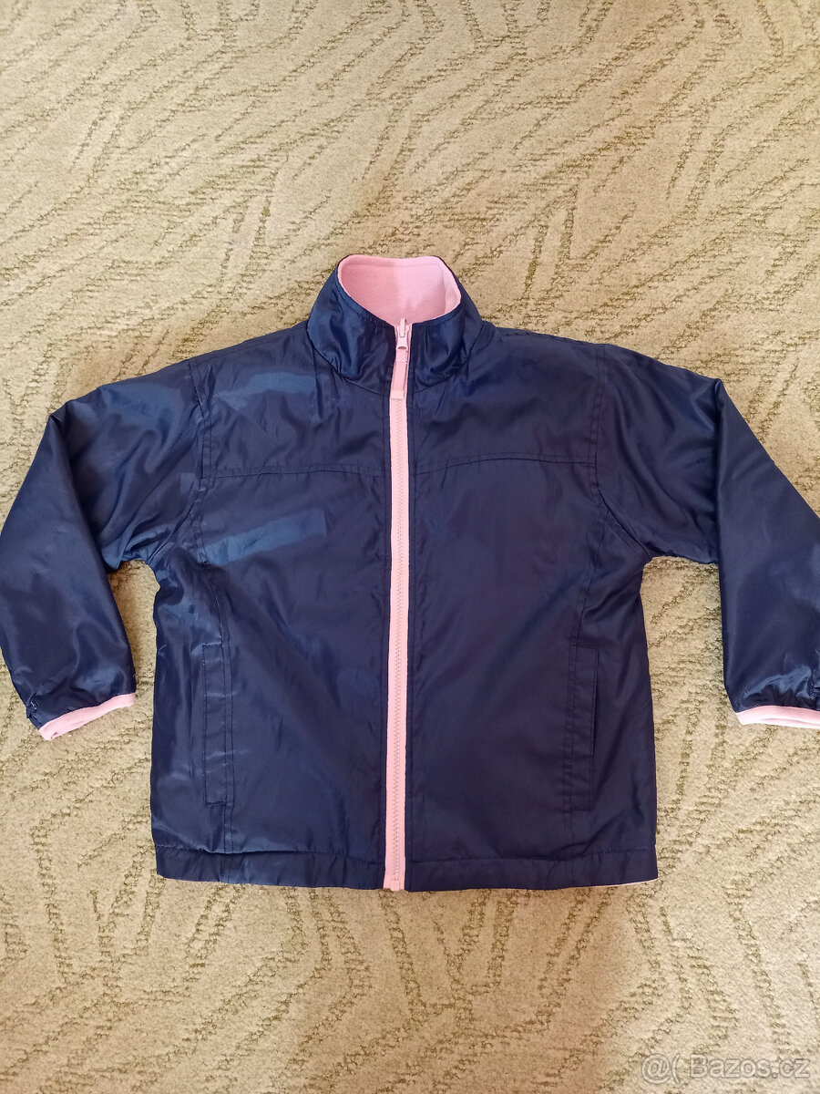 Dívčí oboustranná podzimní bunda