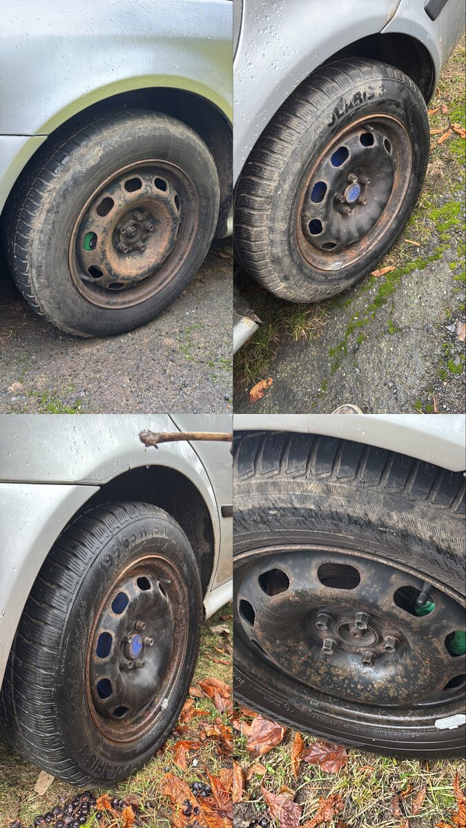 5x100 r15 195/65/15 zimní kola Octavia 1, golf 4, audi a3