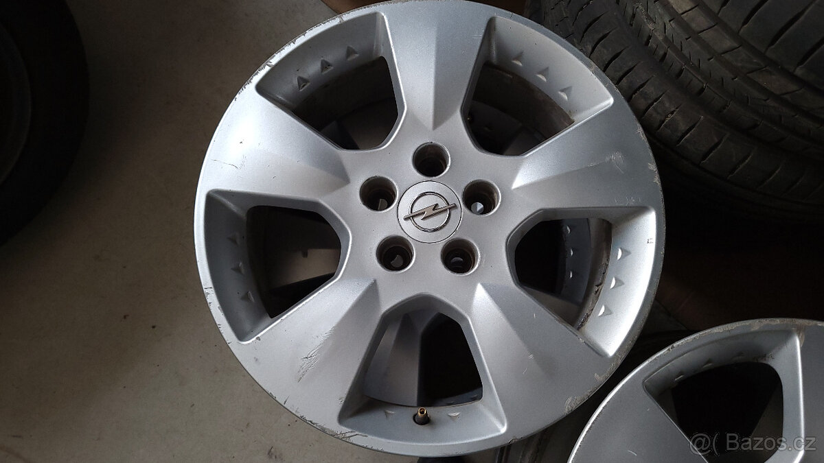 Original ALU disky Opel 17" 5x110 - levně