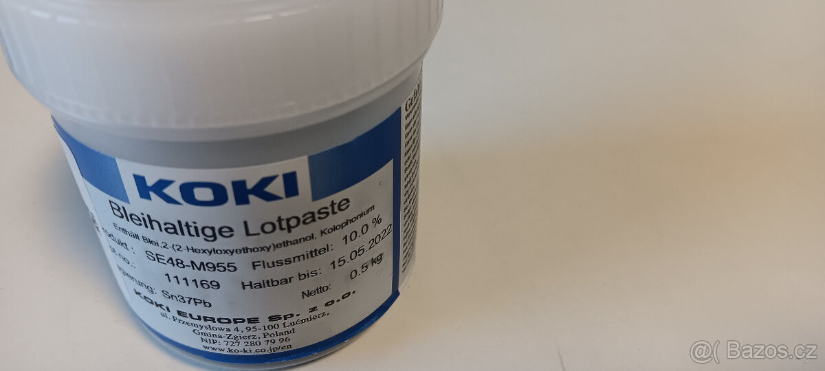 Pájecí pasta 0,5kg