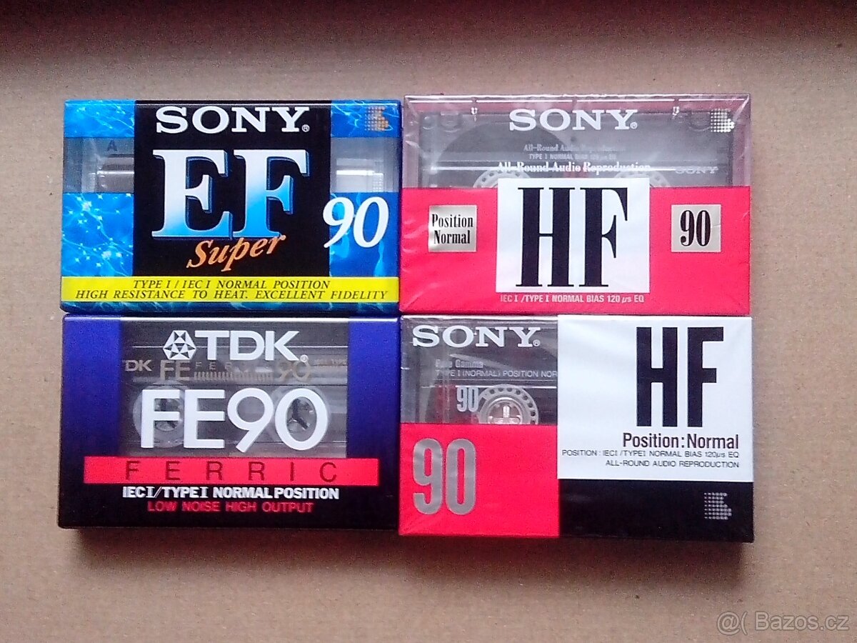 mc kazety Sony a TDK