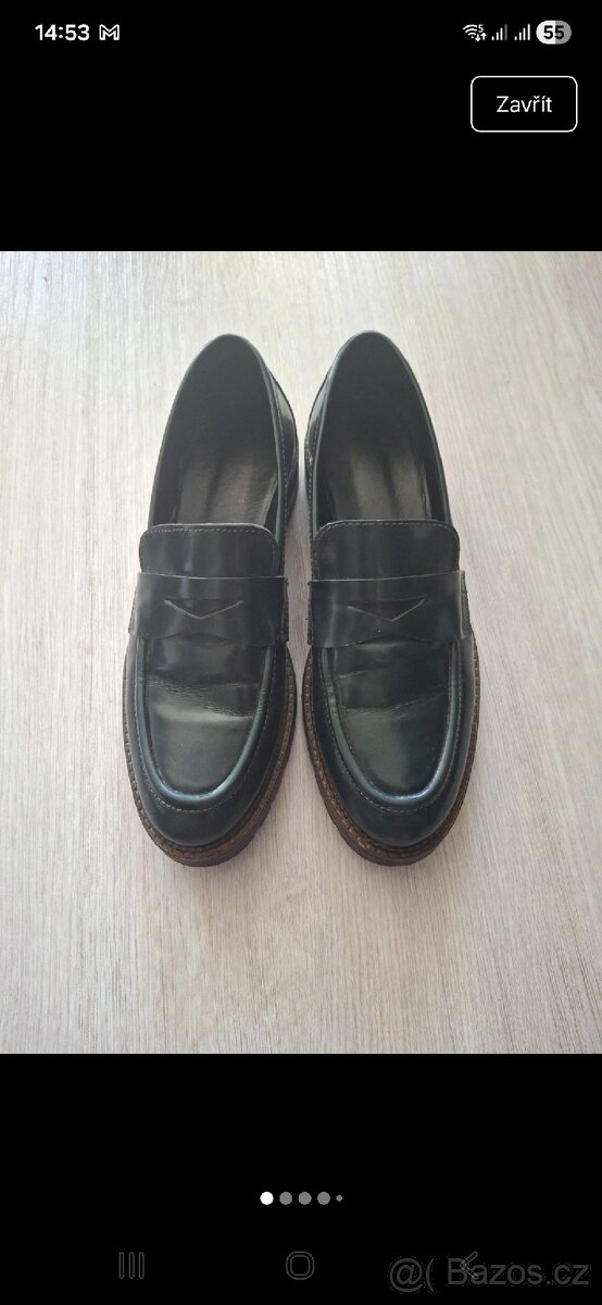 Pat Calvin kožené polobotky