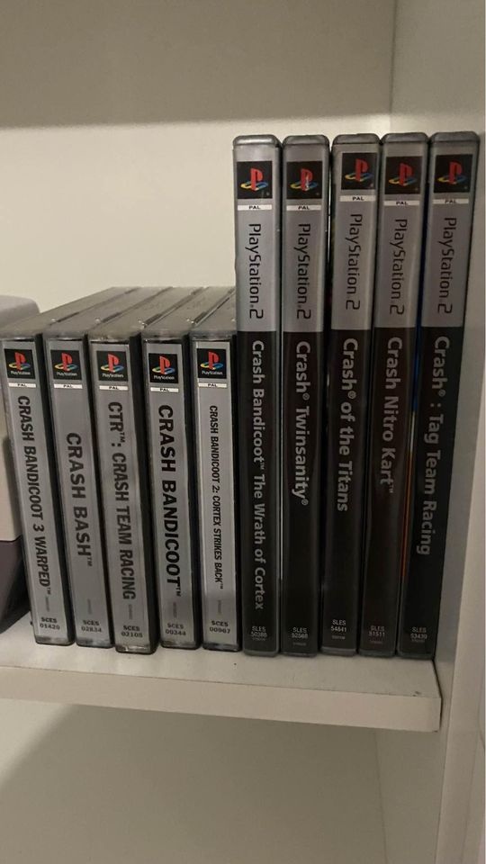 Crash Bandicoot kolekce her na PS1 a PS2