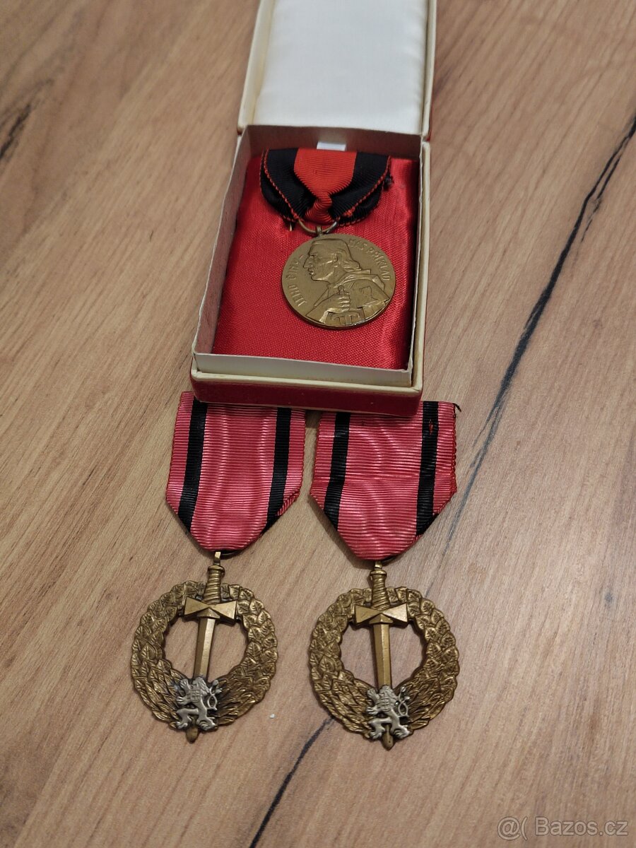 Medaile Prokopa Velkého a ČS vojsko v cizině.