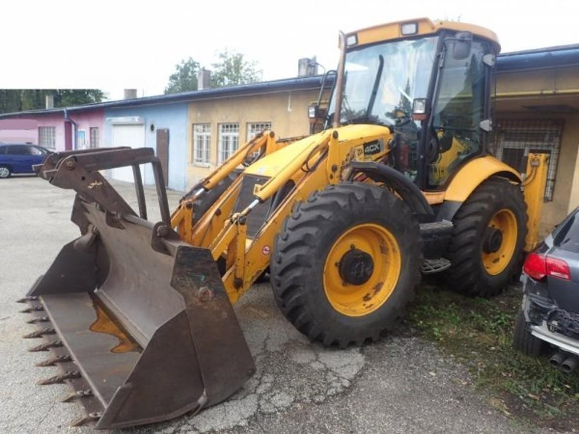 JCB 4CX traktorbagr joystick