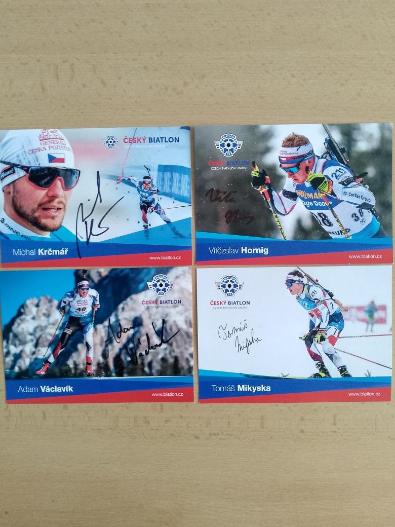 AUTOGRAMY BIATLON