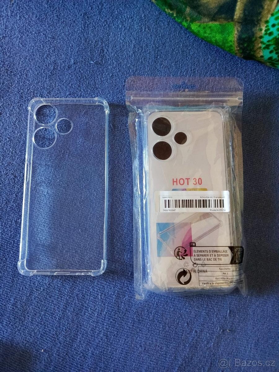 Průhledný kryt na Infinix hot 30