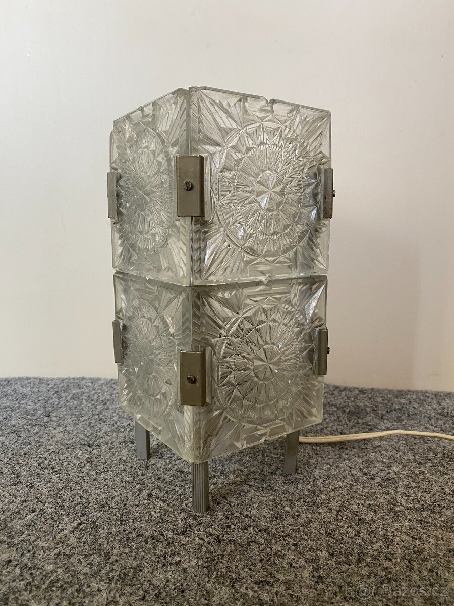 lampa retro lampička stolní lampa kamenický šenov