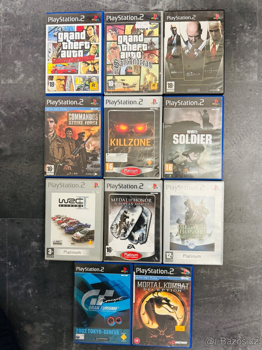 Hry pro Sony Playstation 2 PS2