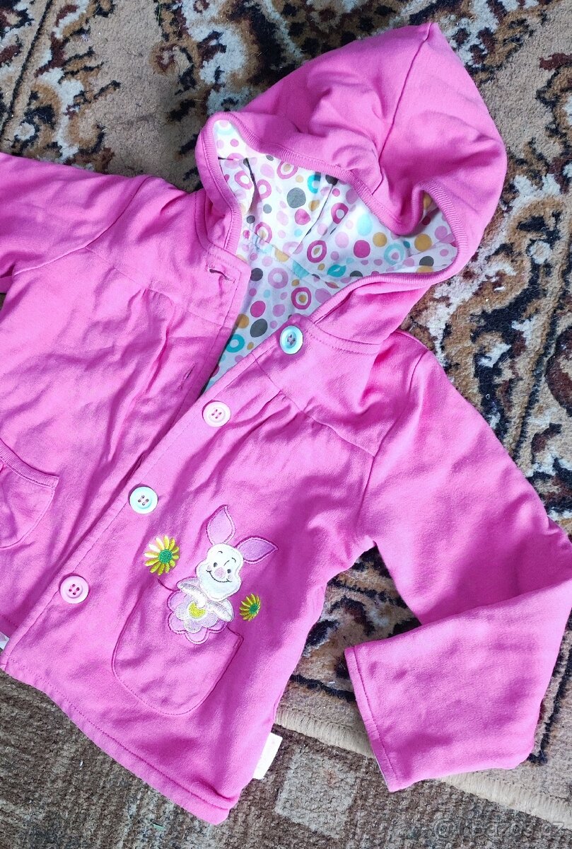 Dětská mikina Disney prasátko, vel. 80-86