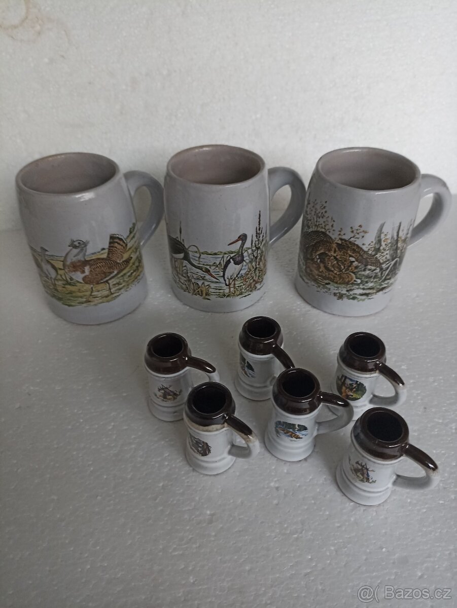 Keramické korbele a štamprlata