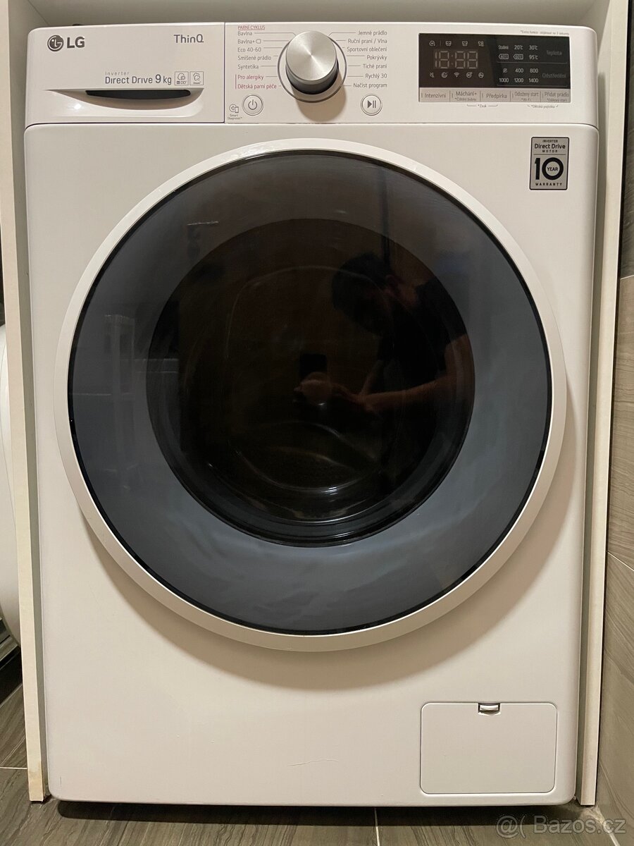 Pračka LG F4WT409AIDD – parní, 9 kg