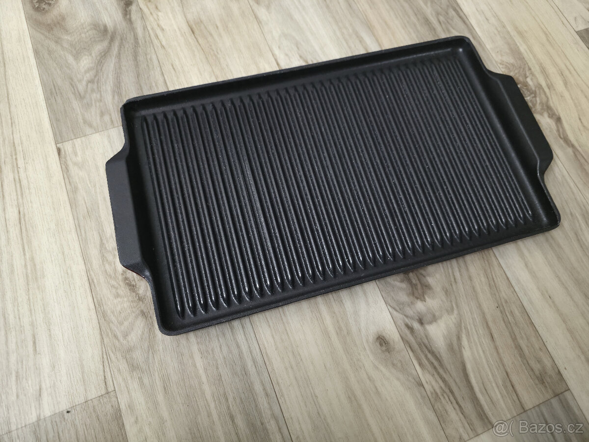 Litinový grilovací plát Gorenje Deep Red - ve stavu nového