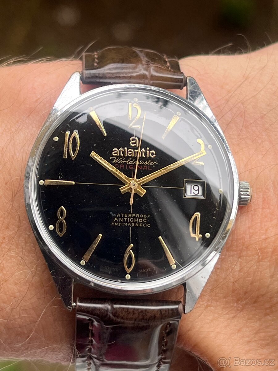 Hodinky Atlantic / cerny cifernik