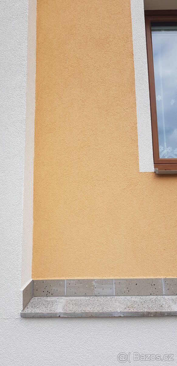 fasadni silikonová omitka