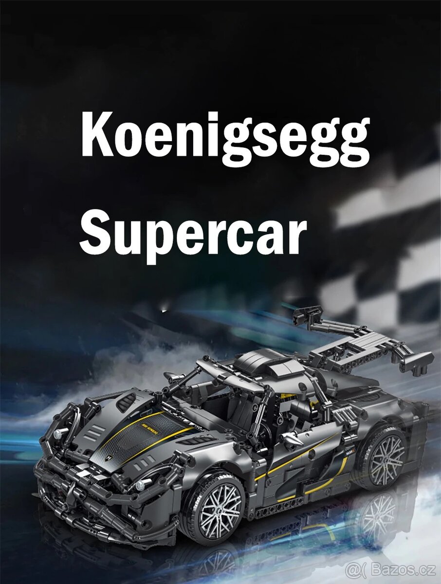 Stavebnice Koenigsegg supercar kompat. s LEGO