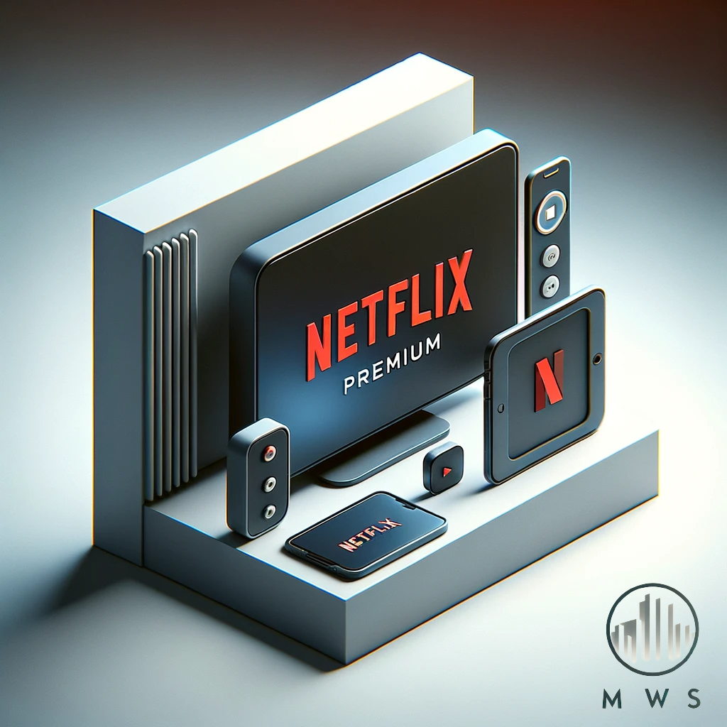 Oficiální předplatné Netflix Premium 4K / měsíční platba