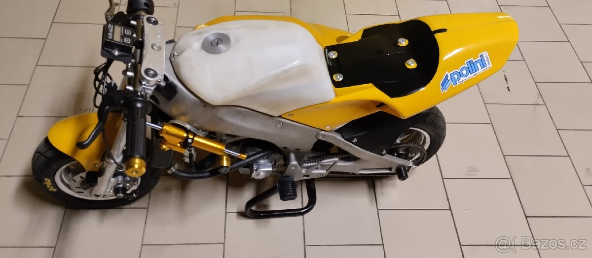 Minibike POLINI 911 vodou chlazený//BLATA