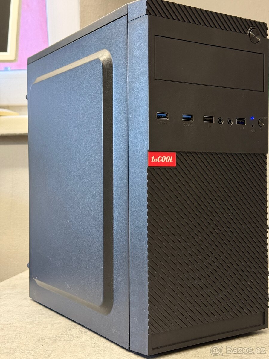 Levný herní PC Ryzen 2600 / 16GB / GTX1050Ti 4GB / m2
