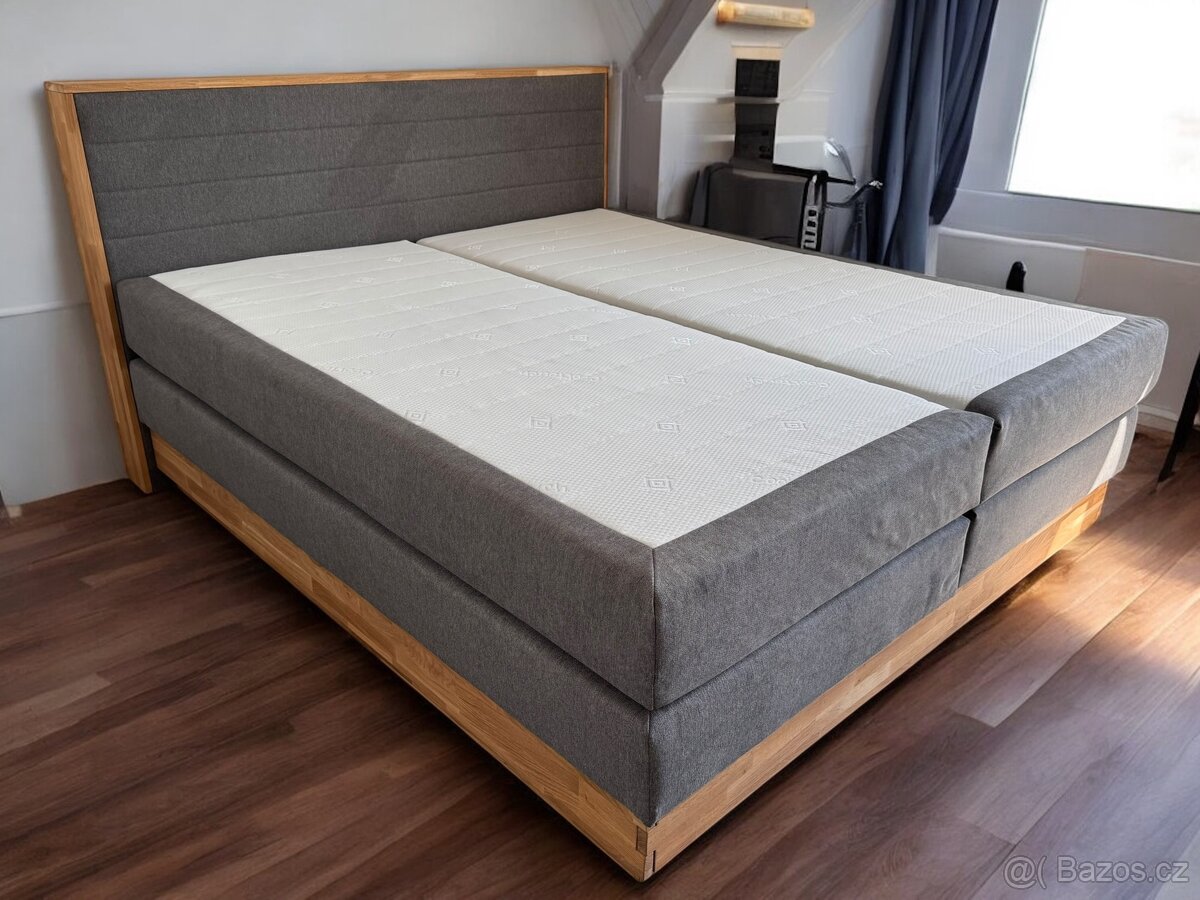 POSTEL BOXSPRING S ÚLOŽNÝM PROSTOREM MONETA 180X200