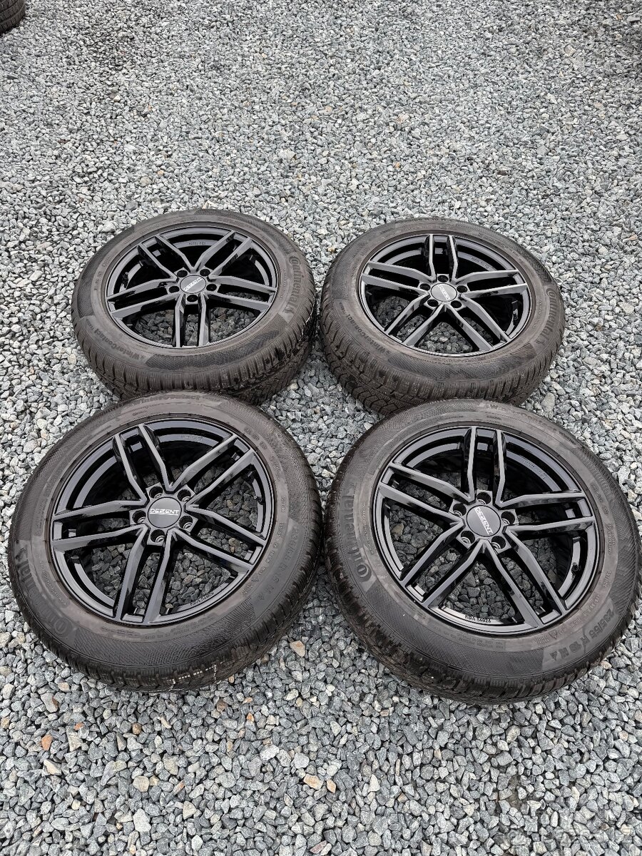 Zimní 18” alu sada 5x112 Dezent 235/55 r18 Continental