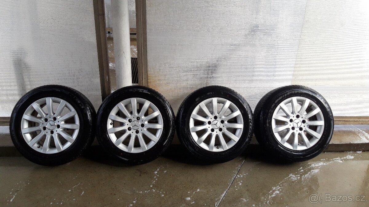 Alu kola Mercedes 225/55R16 letní