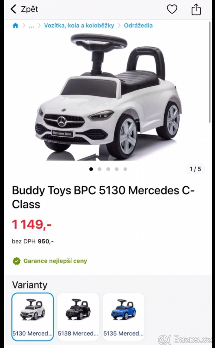 Dětské odrážedlo