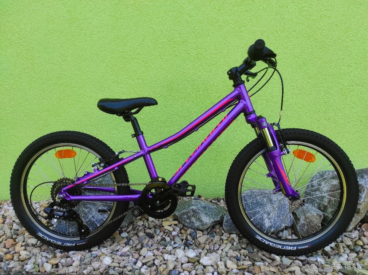 Značkové dětské kolo SPECIALIZED 20" (fialová)