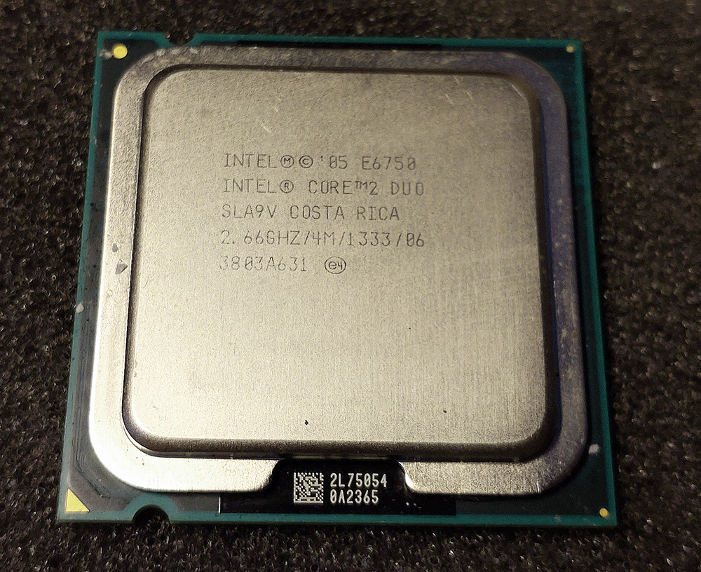 intel Core 2 Duo E6750 - 2.66GHz