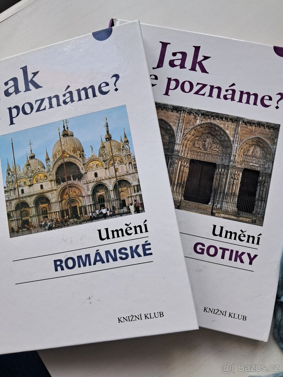 Umění gotiky a románské 2 knihy