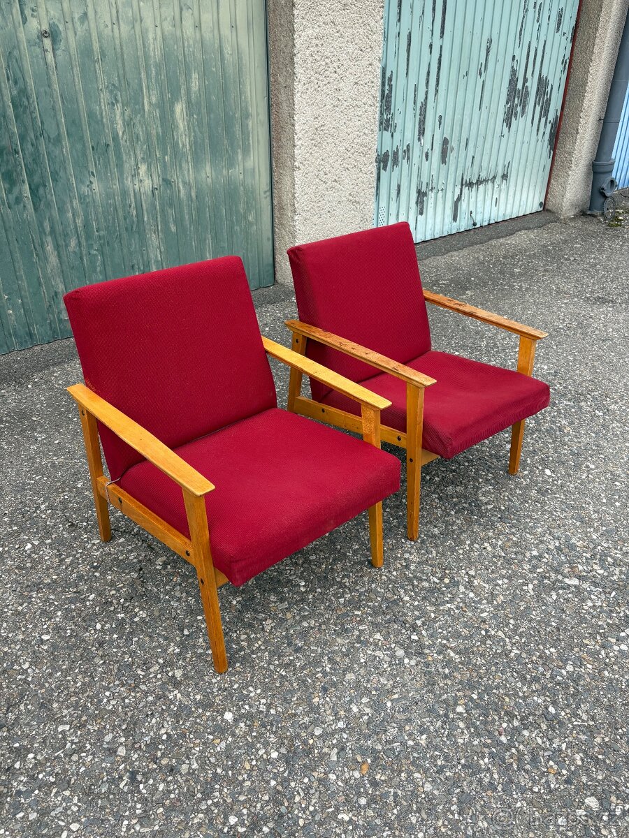 Retro křesla Ton