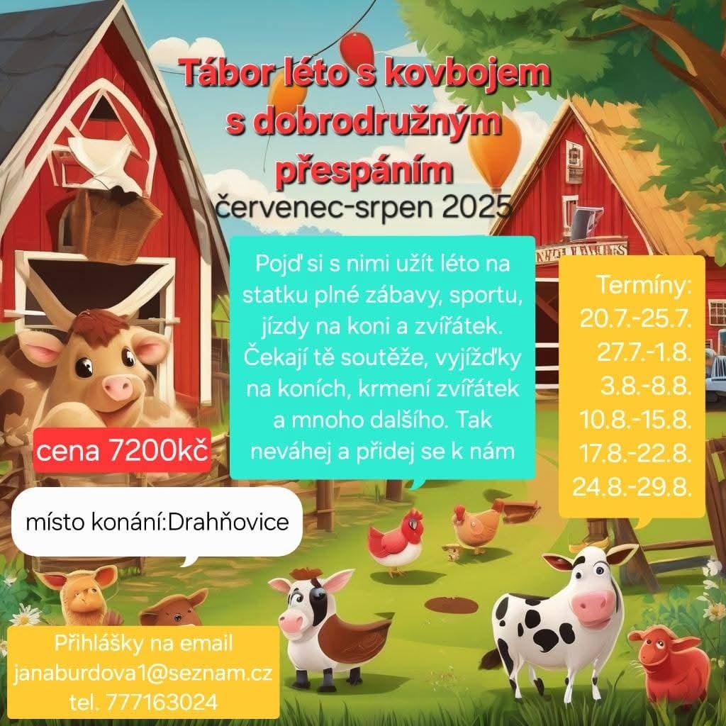 Letní tábor Prázdniny na statku