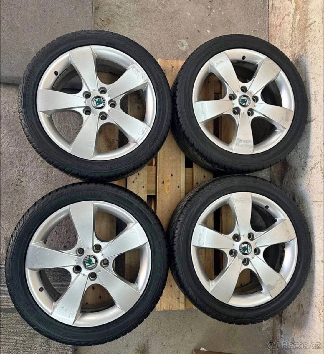 Originál ALU kola Škoda Pegasus 5x112 et54 225/45 R17