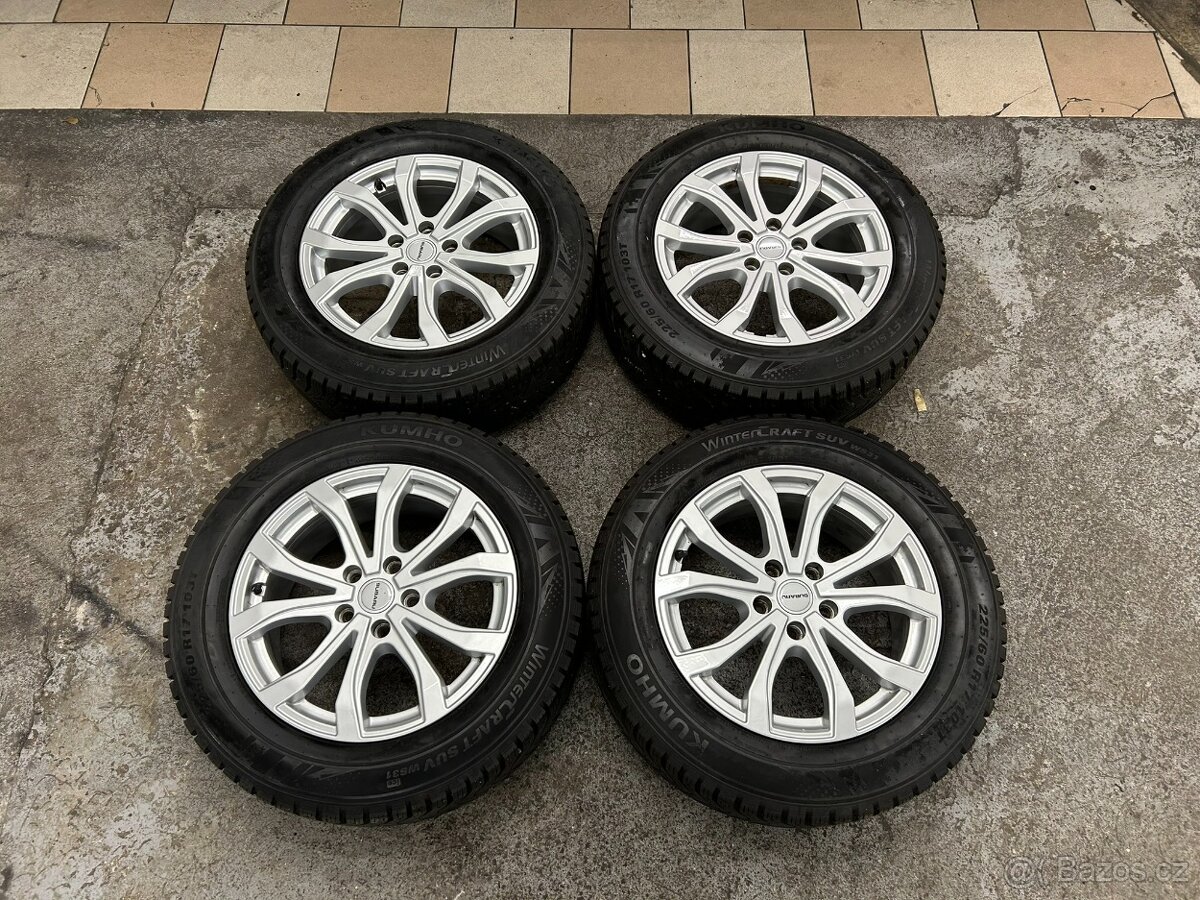 Zimní sada kol KUMHO - Subaru - 225/65/R17 - 9 mm
