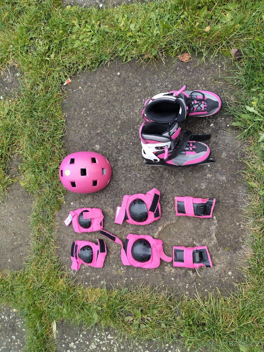 Lední Brusle s vybavením