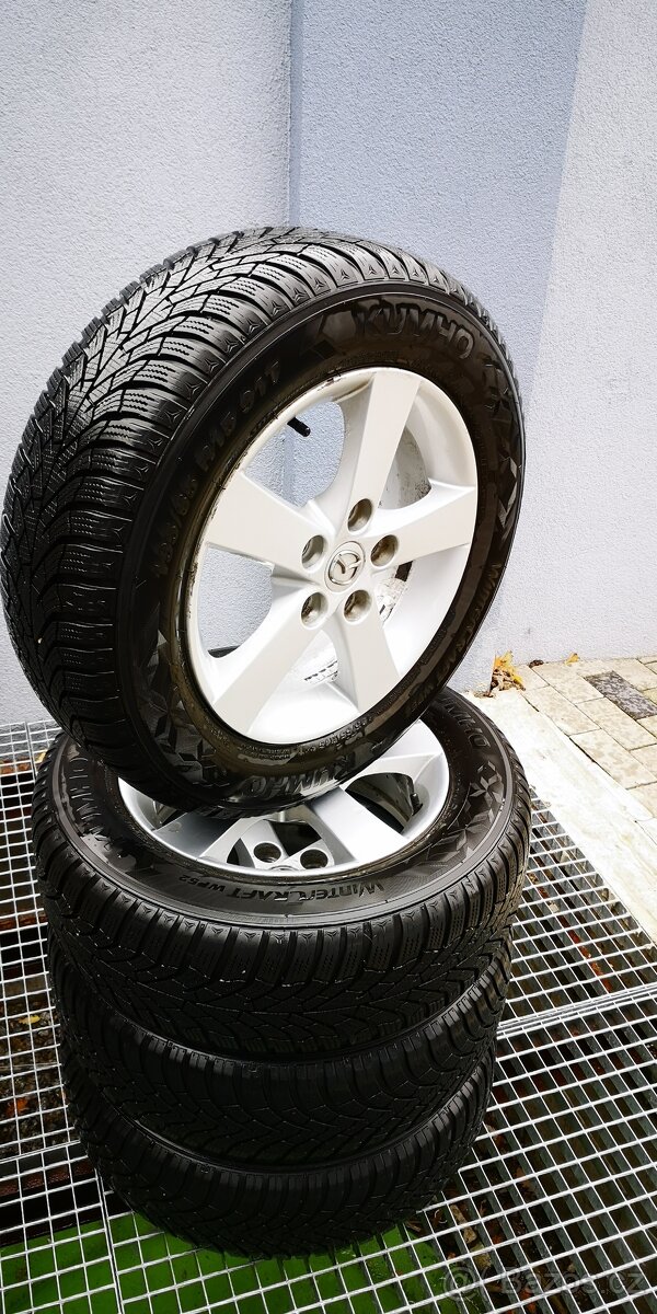 Zimní sada ALU kola 5X114 R15 se zimními pneu 195/65/R15 8mm