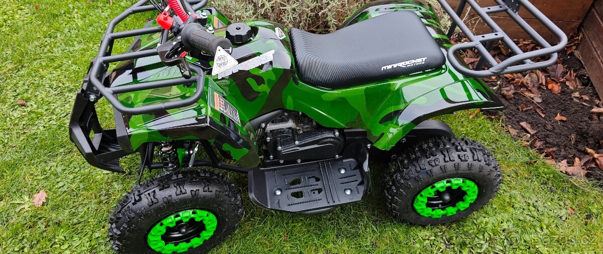 Nová dětská čtyřkolka 49ccm M-Hunter 6"kola maskáč