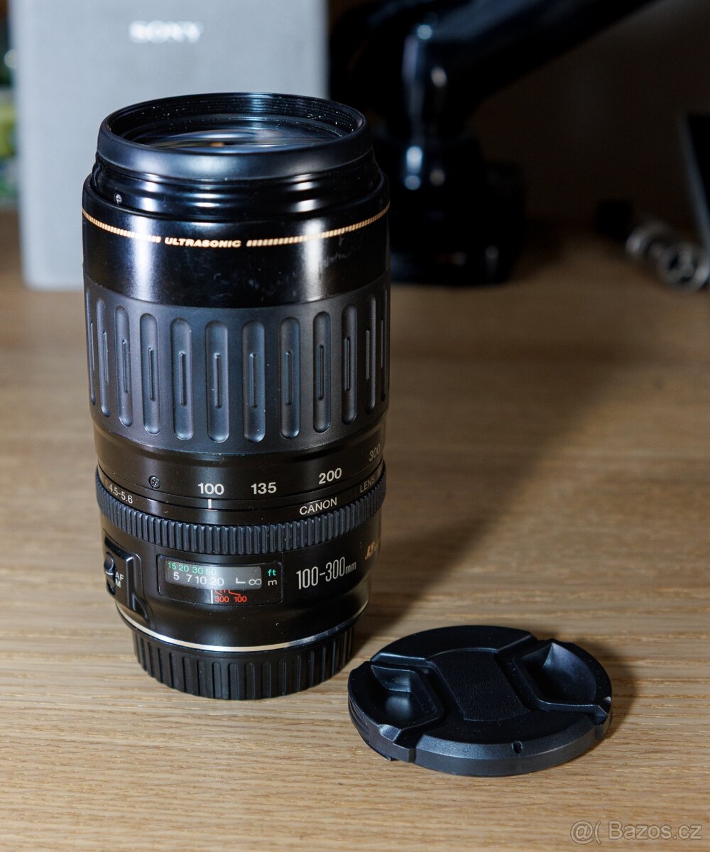 Objektiv Canon EF 100-300 mm f/4,5-5,6 USM (v ZÁRUCE)