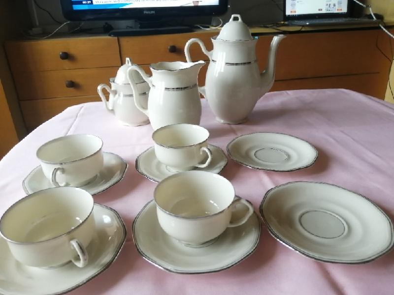 Retro porcelánový set