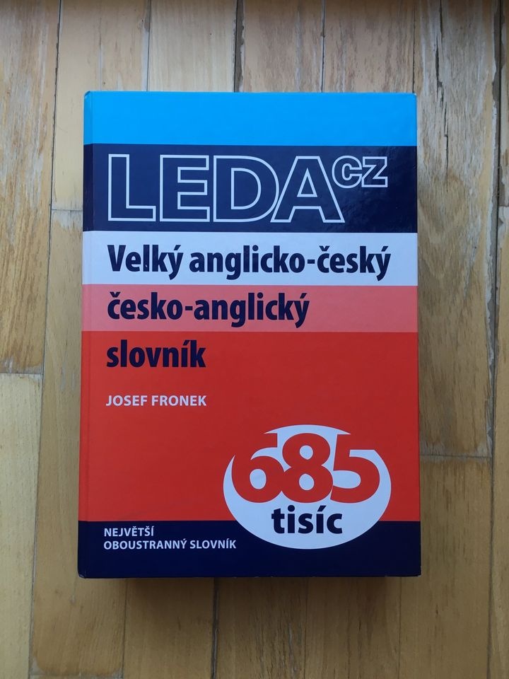 Velký anglicko-český a česko-anglický slovník - Fronek Josef