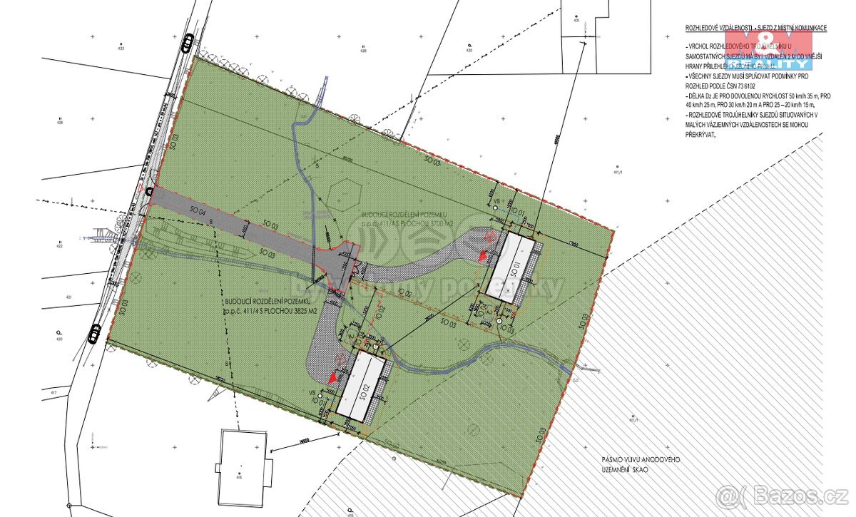 Prodej pozemku k bydlení, 7776 m², Varnsdorf