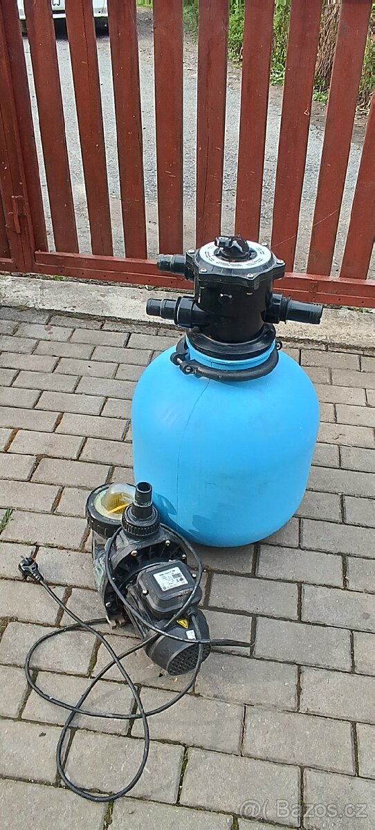 Písková filtrace včetně čerpadla