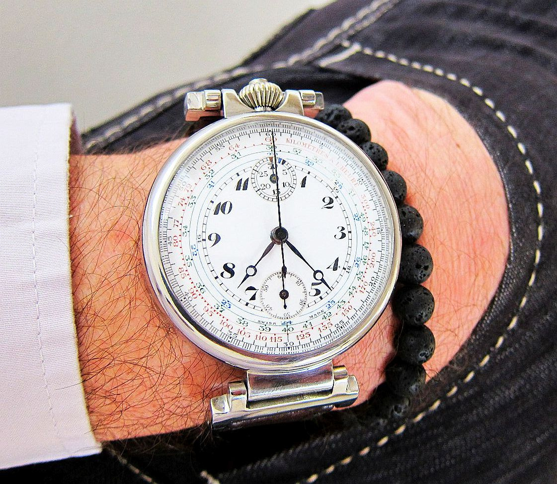 MINERVA MONTBLANC 1920 CHRONOGRAF švýcarské hodinky