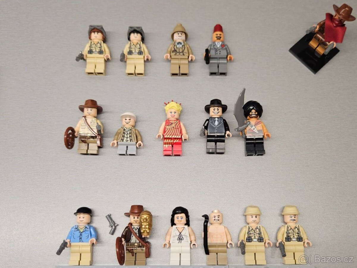LEGO Indiana Jones minifigurky rok 2008
